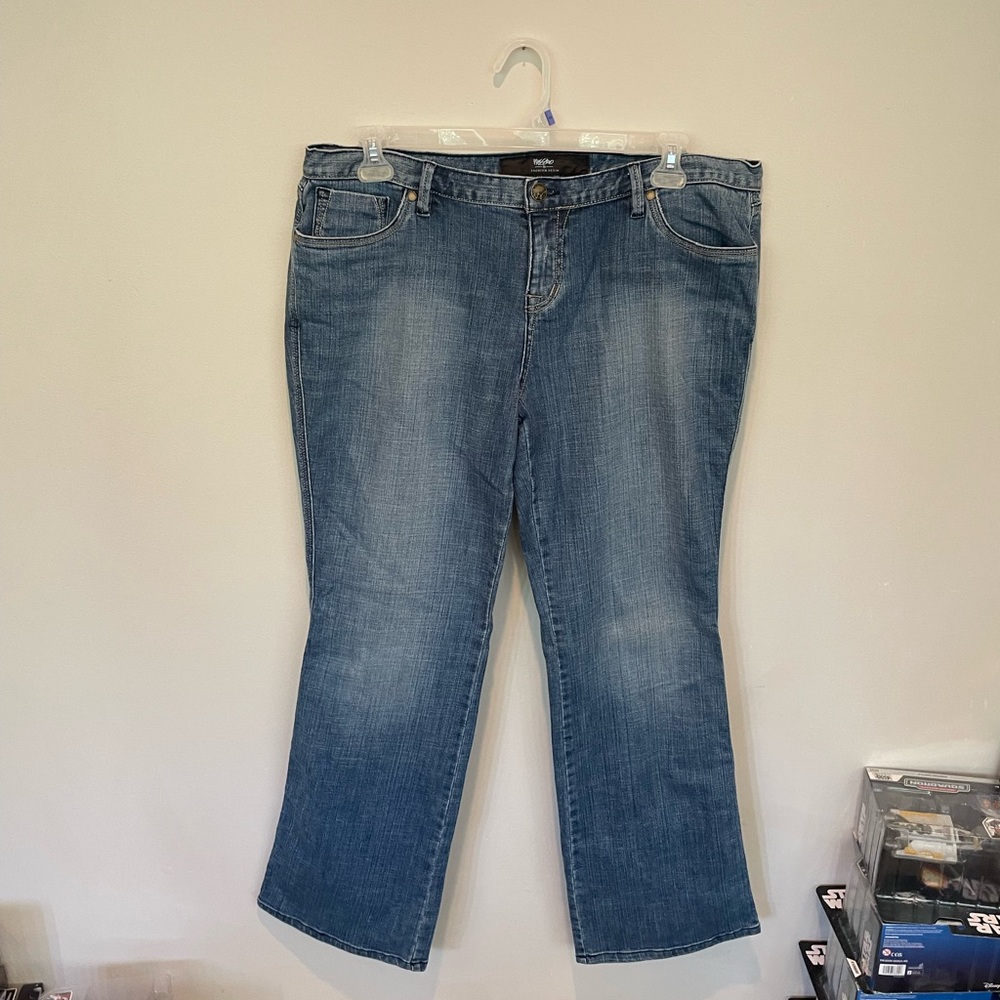 Mossimo Supply Co. Women's Straight Leg Blue Jeans